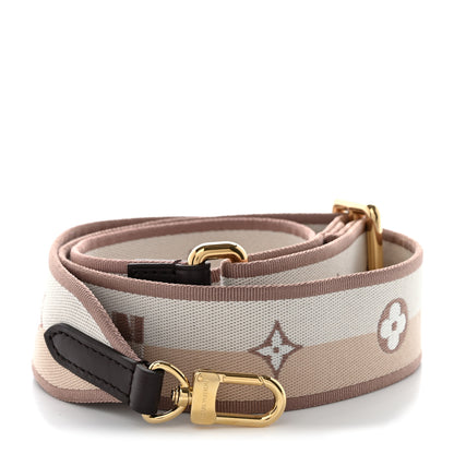 Louis Vuitton Jacquard Speedy Bandouliere 20 Shoulder Strap Beige Brown 1 of 3