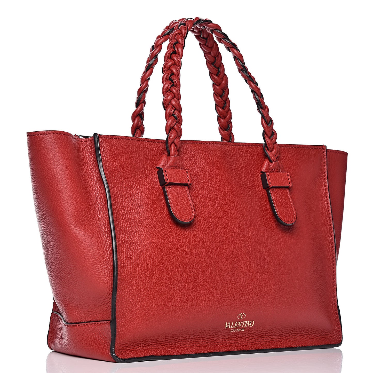 Grained Calfskin To Be Cool Tote Rosso Valentino