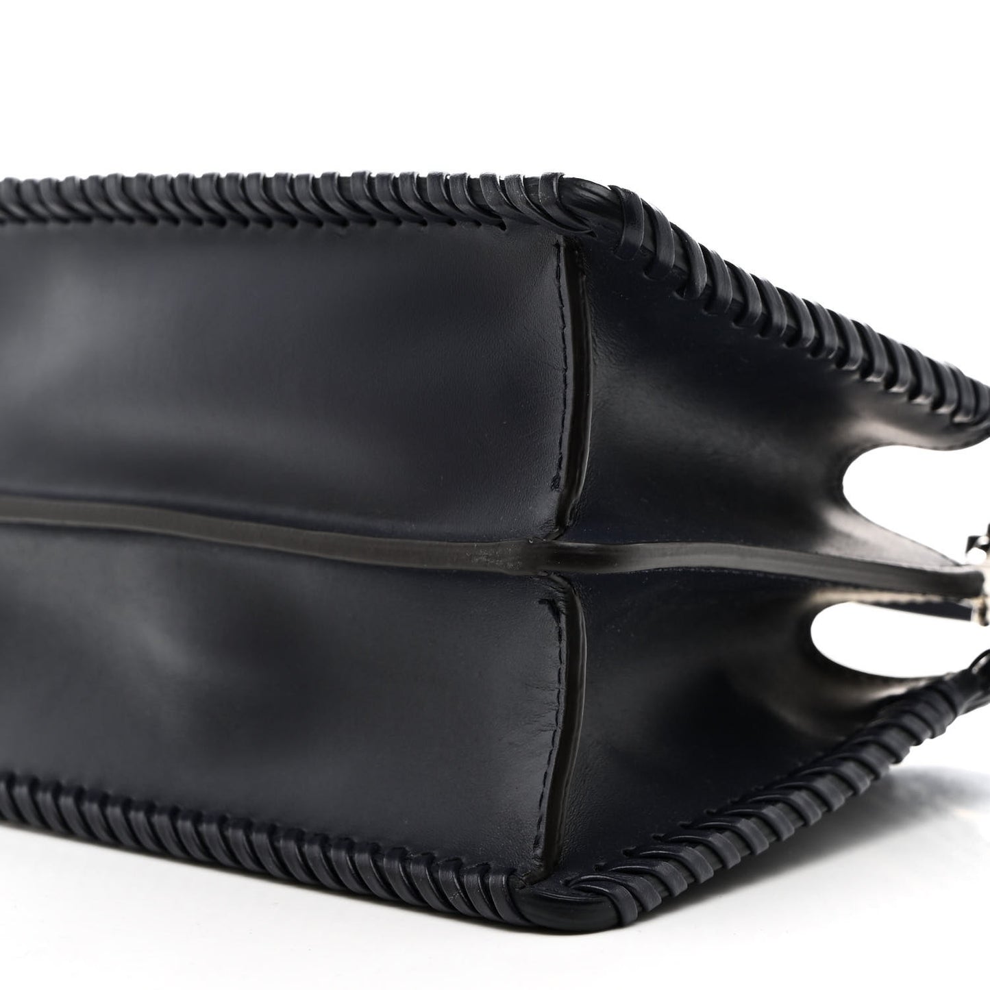 Vitello King Shiny Nappa Intreccio Petite Peekaboo I SEE U Satchel Midnight