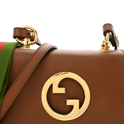 Gucci Roxy Calfskin Web Mini Blondie Shoulder Bag Cuir 8 of 10