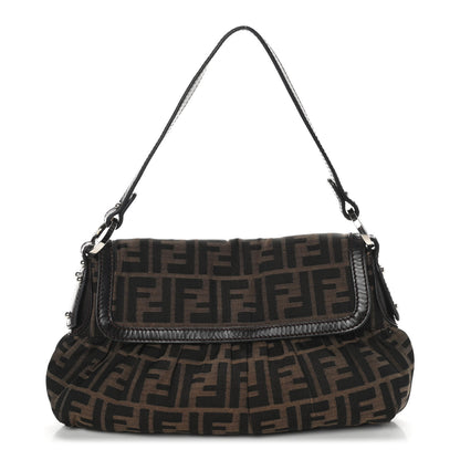 Fendi Zucca Small Chef Shoulder Bag Tobacco 1 of 9