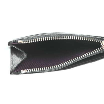 Chanel Caviar Quilted CC Zip Card Holder Black 5 of 9