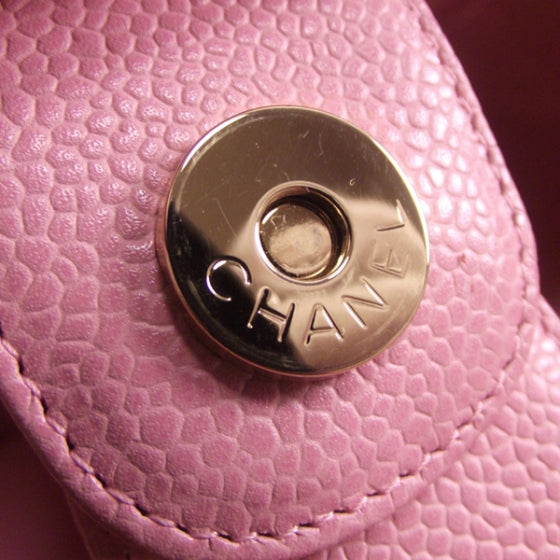 Caviar Petit Shopping Tote PST Pink
