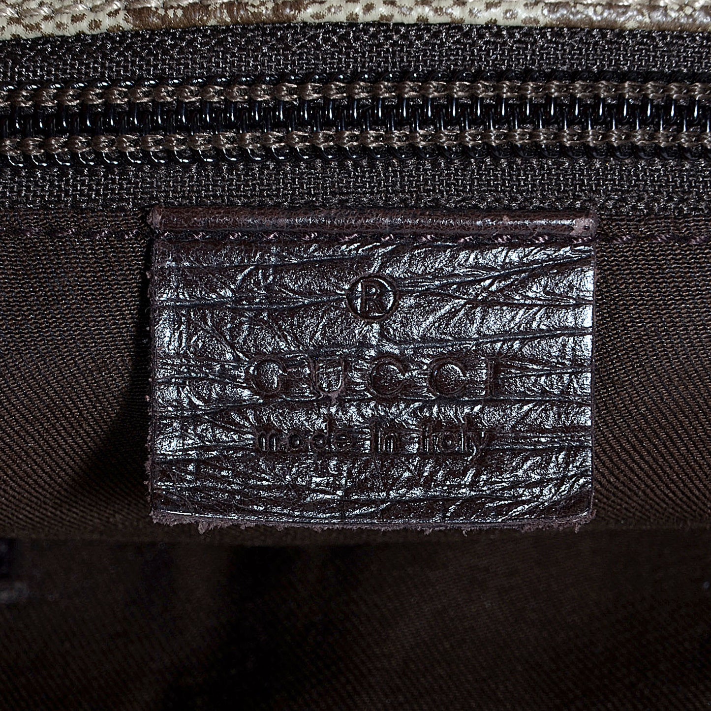 GG Plus Monogram Web Large Flap Messenger Bag Beige Dark Brown