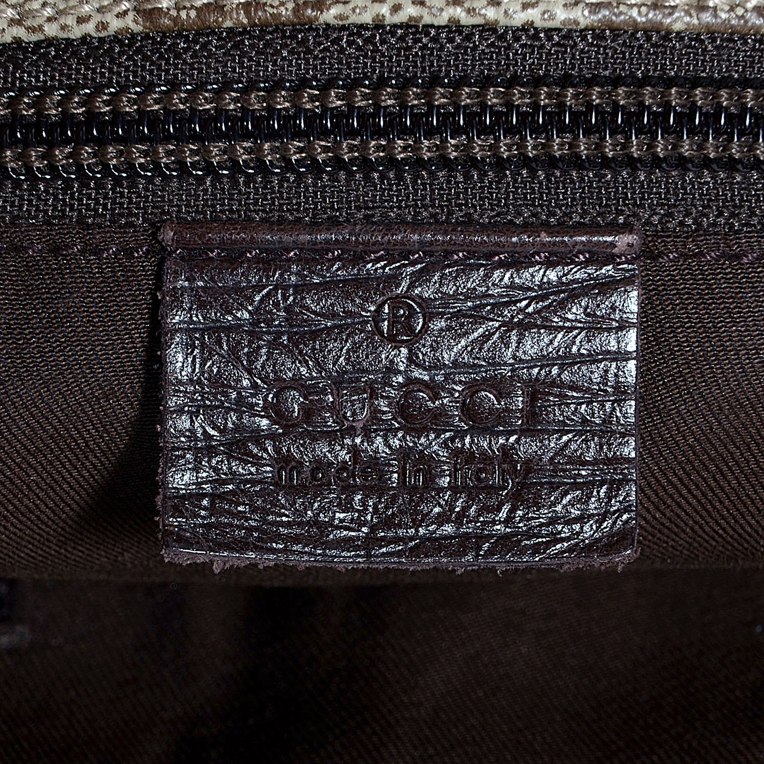 Gucci GG Plus Monogram Web Large Flap Messenger Bag Beige Dark Brown 6 of 7
