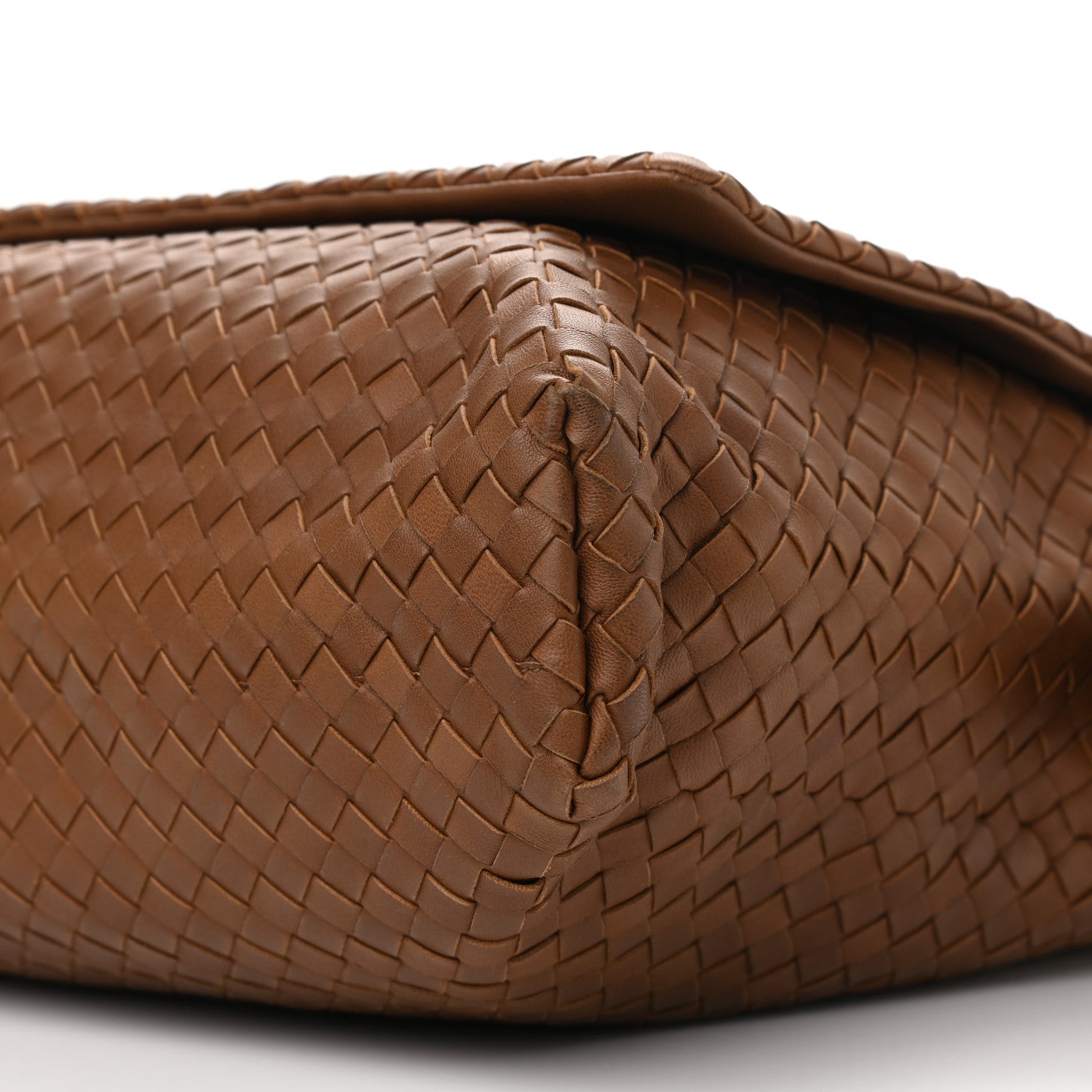 Bottega Veneta Nappa Intrecciato Messenger Bag Noce 9 of 10