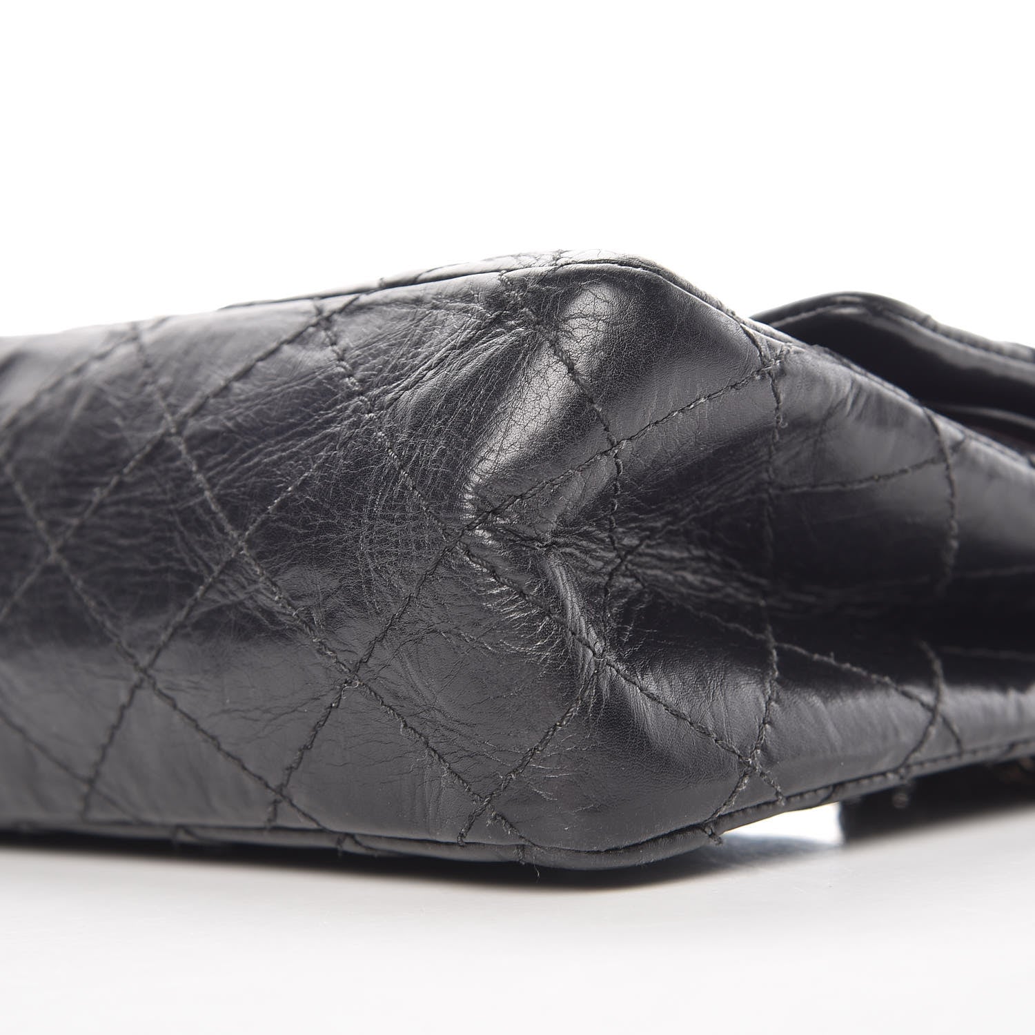 Chanel Aged Calfskin Quilted 2.55 Reissue 225 Flap Black 10 of 12