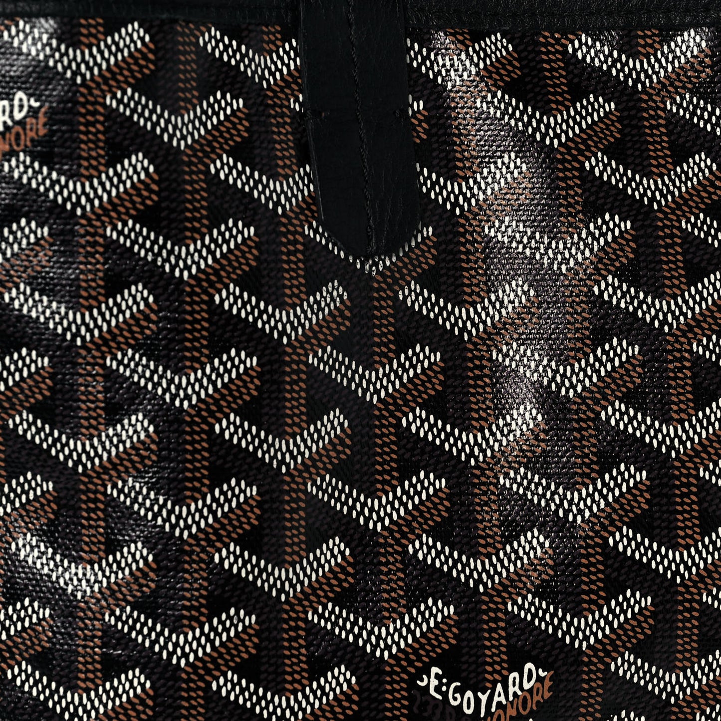 Goyardine Reversible Anjou PM Black