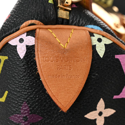 Louis Vuitton Monogram Multicolor Speedy 30 Black 6 of 10