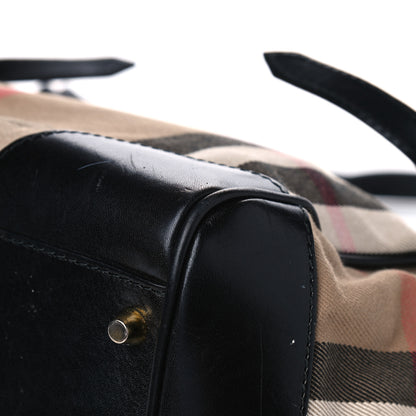 Burberry House Check Medium Canterbury Tote Black 9 of 13