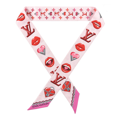Louis Vuitton Silk Lucky Monogram BB Bandeau Rose Pop 1 of 3