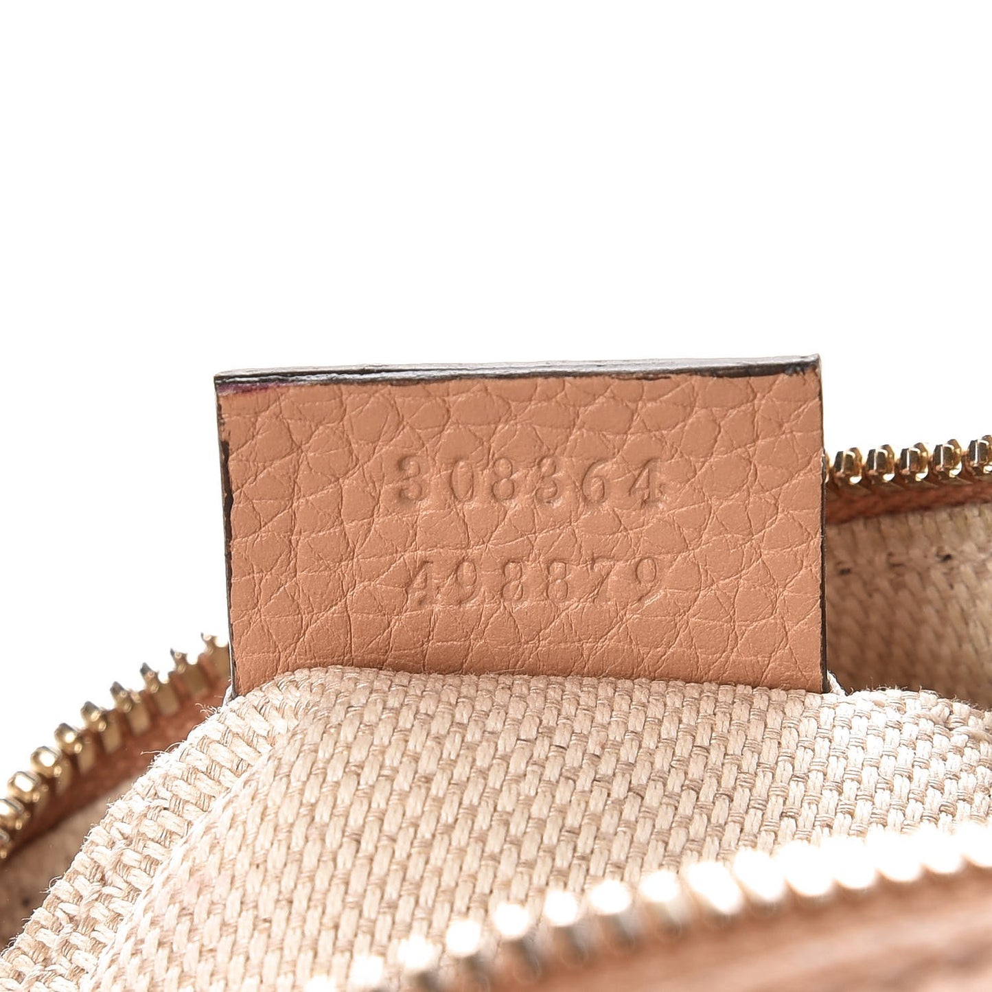 Pebbled Calfskin Small Soho Disco Bag Camelia