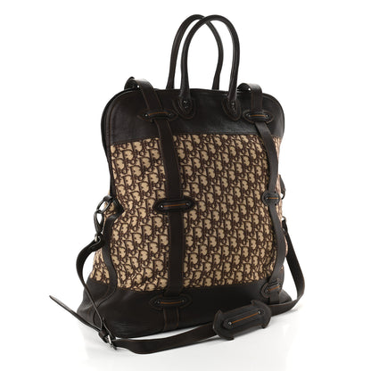 Christian Dior Monogram Plaque Tote Brown 4 of 11