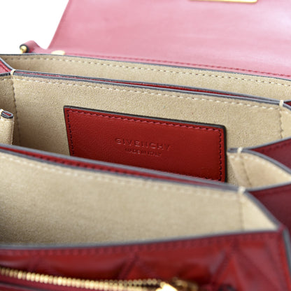 Givenchy Goatskin Quilted Small GV3 Shoulder Bag Vermilion 6 of 10