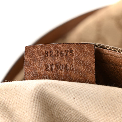 Gucci Monogram Old Libeccio Medium Miss GG Top Handle Bag Beige Ebony Light Brown 7 of 18