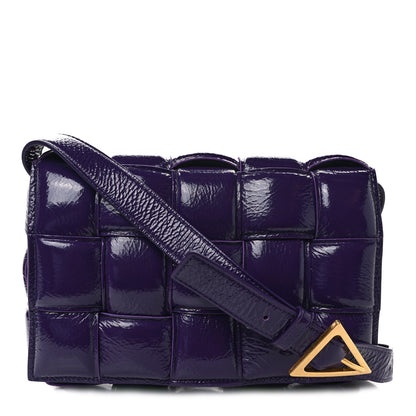Bottega Veneta Textured Deerskin Maxi Intrecciato Padded Cassette Crossbody Bag Raisin 1 of 8