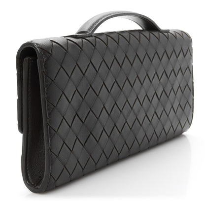 Bottega Veneta Nappa Intrecciato Long Andiamo Top Handle Clutch Fondant 3 of 8