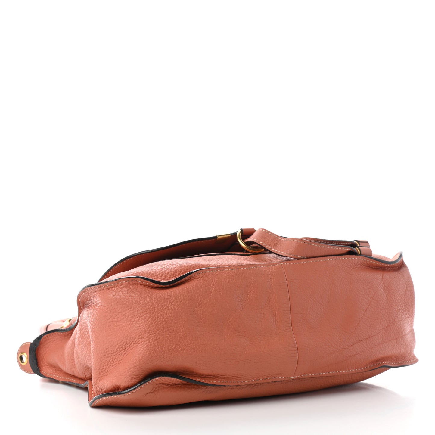 Calfskin Medium Marcie Satchel Clay
