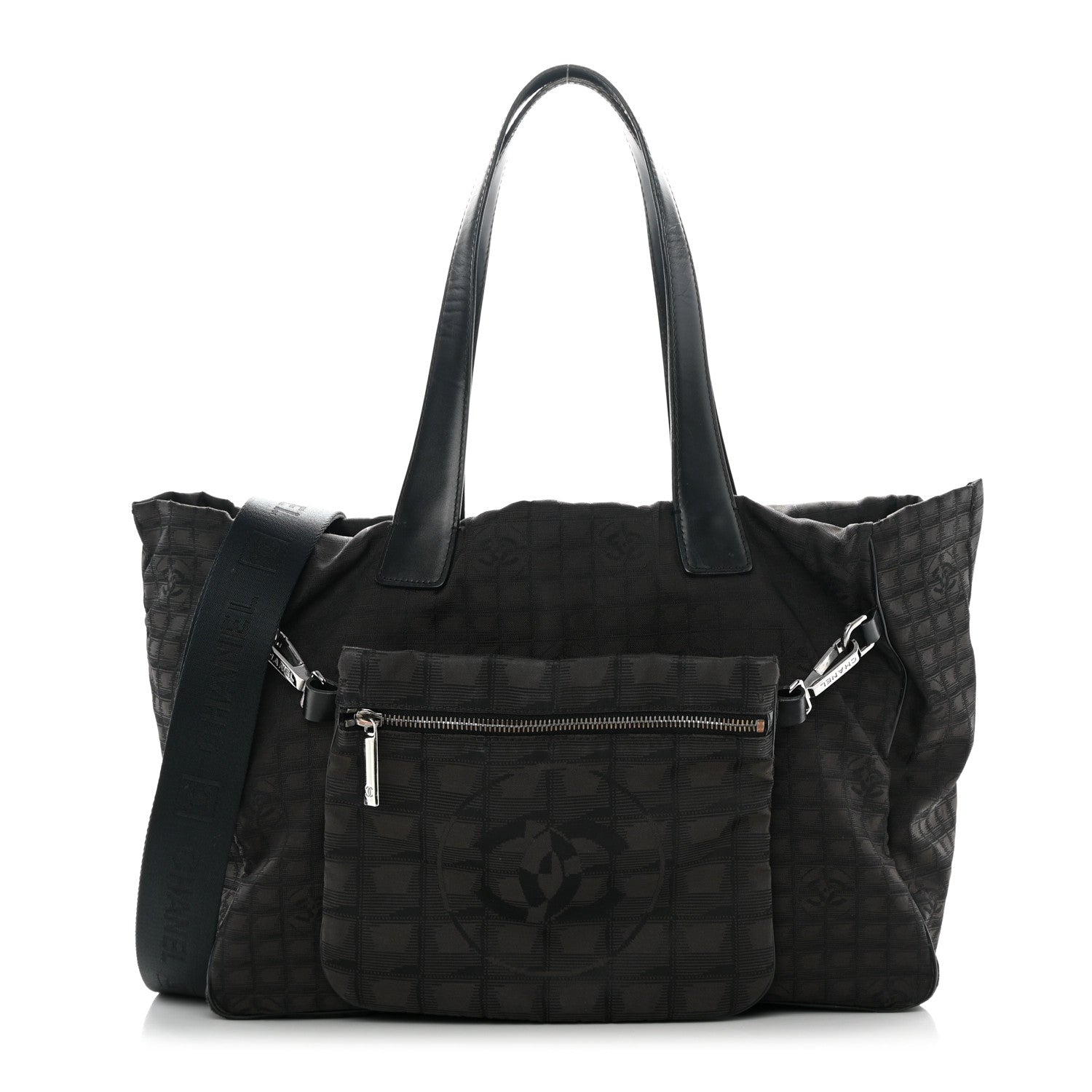 Chanel Nylon Travel Convertible Tote Black 1 of 20