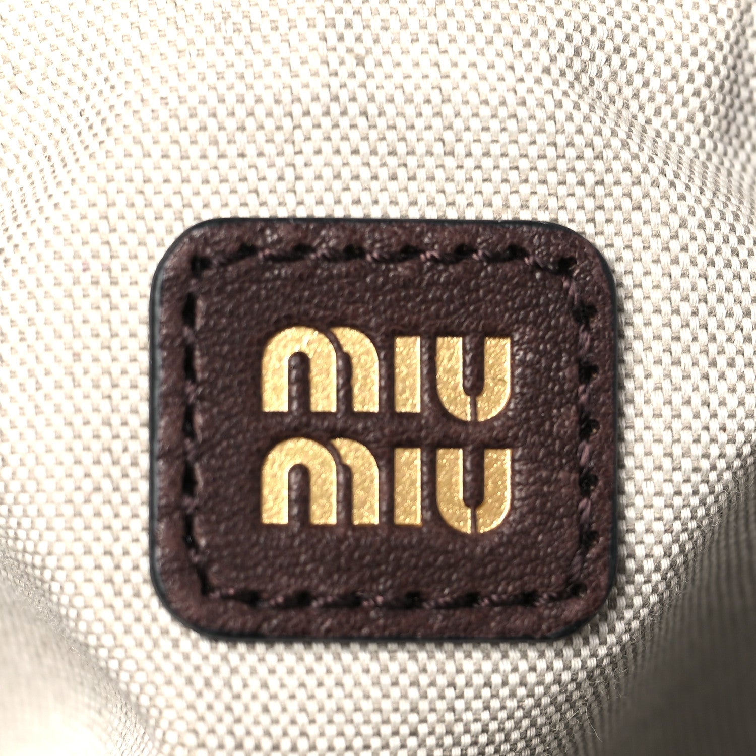 Miu Miu Nappa Aviator Mini Pouch Radica 6 of 9