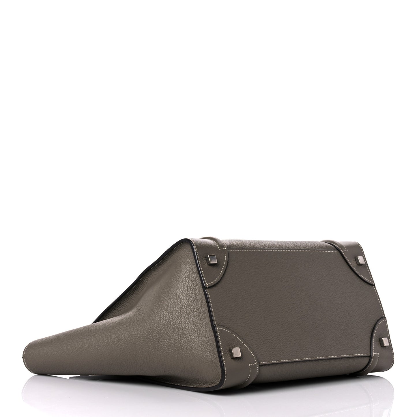 Drummed Calfskin Mini Luggage Souris