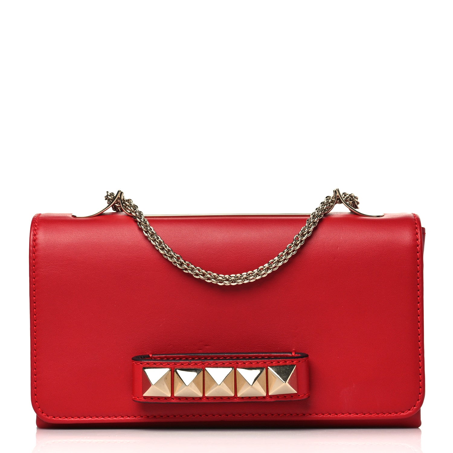 Valentino Garavani Nappa Va Va Voom Shoulder Bag Red 1 of 9