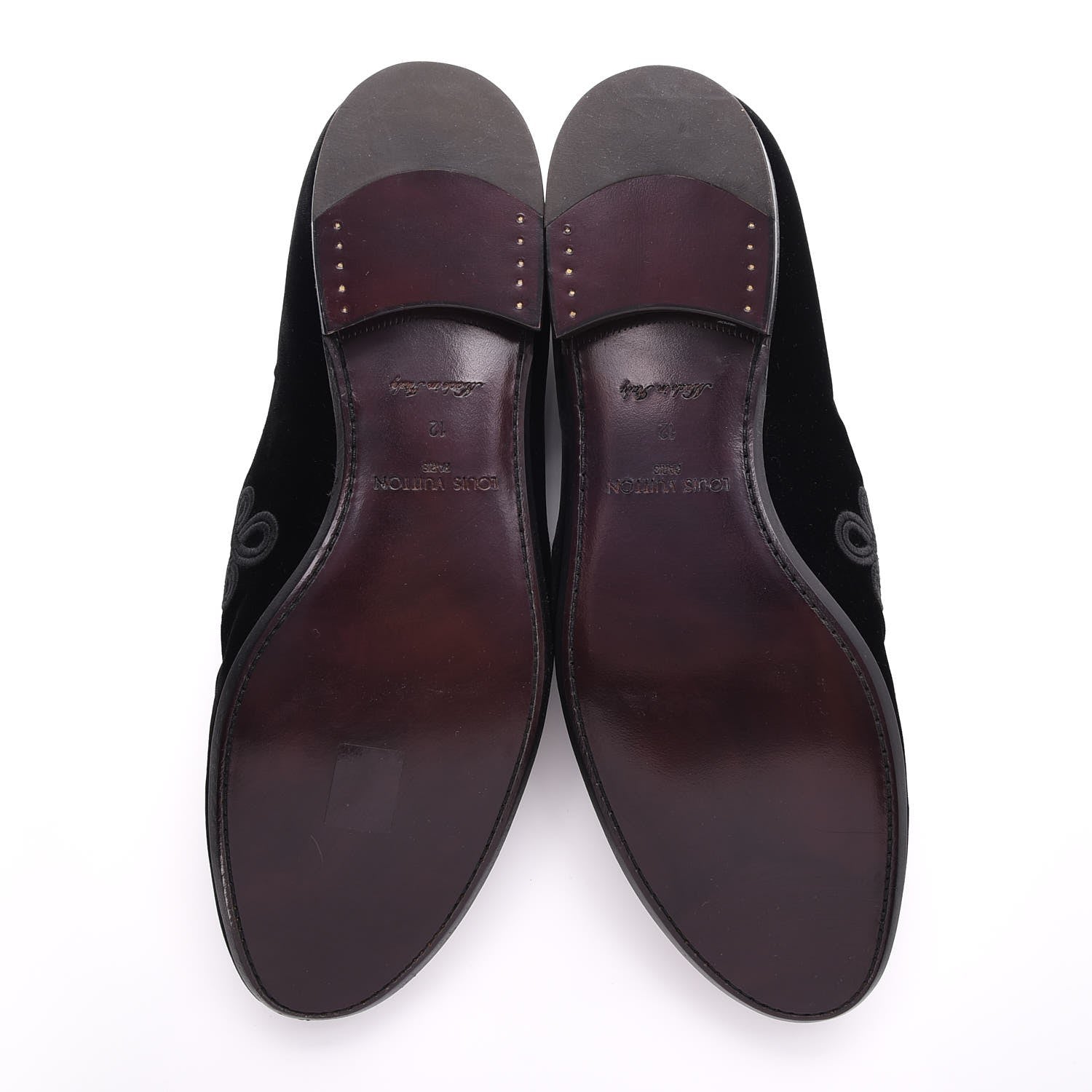 Louis Vuitton Velvet Parade Mens Loafer 12 Black 5 of 8