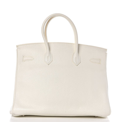 Hermes Togo Birkin 35 White 6 of 30