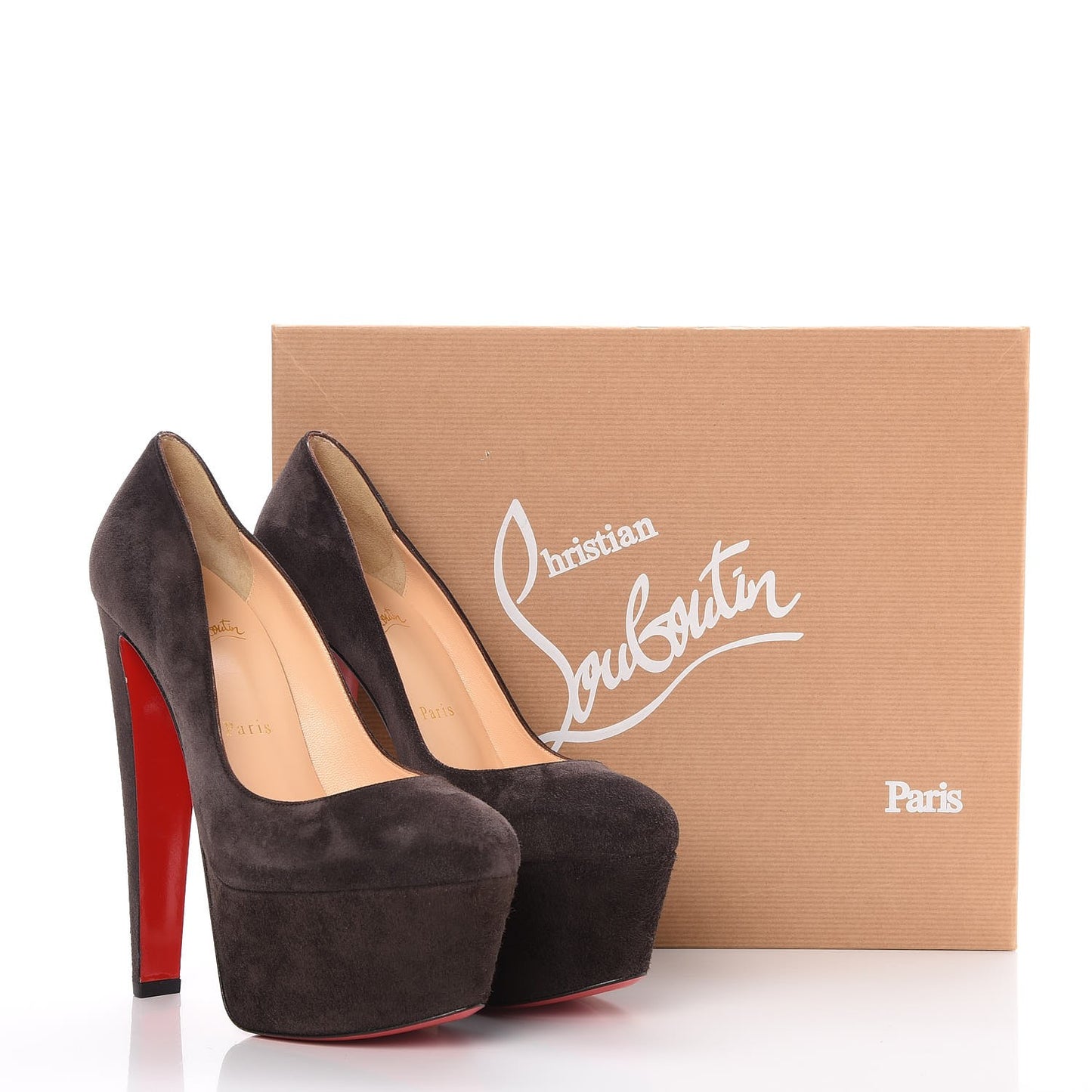 Suede Alta Vicky 160 Pumps 38.5 Chocolate