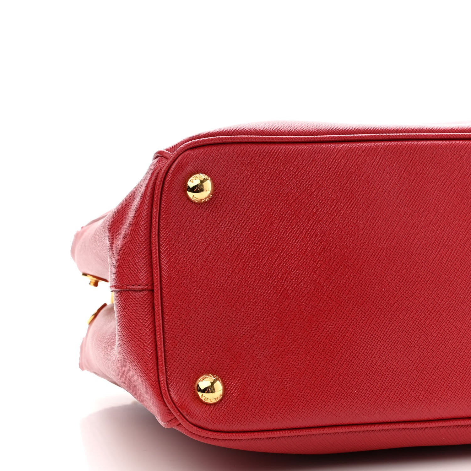 Prada Saffiano Small Galleria Double Zip Tote Fuoco 9 of 12
