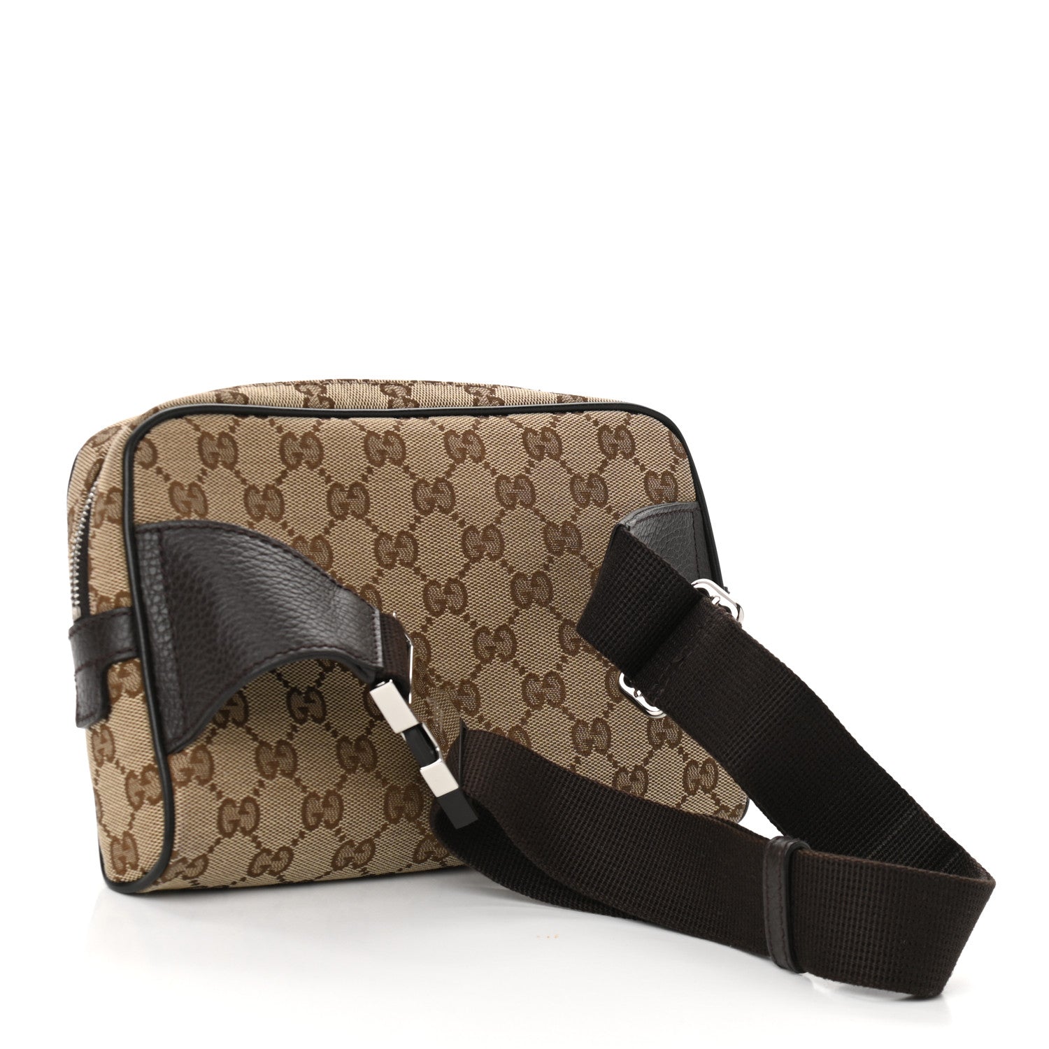 Gucci Monogram Belt Bag Dark Brown 3 of 10