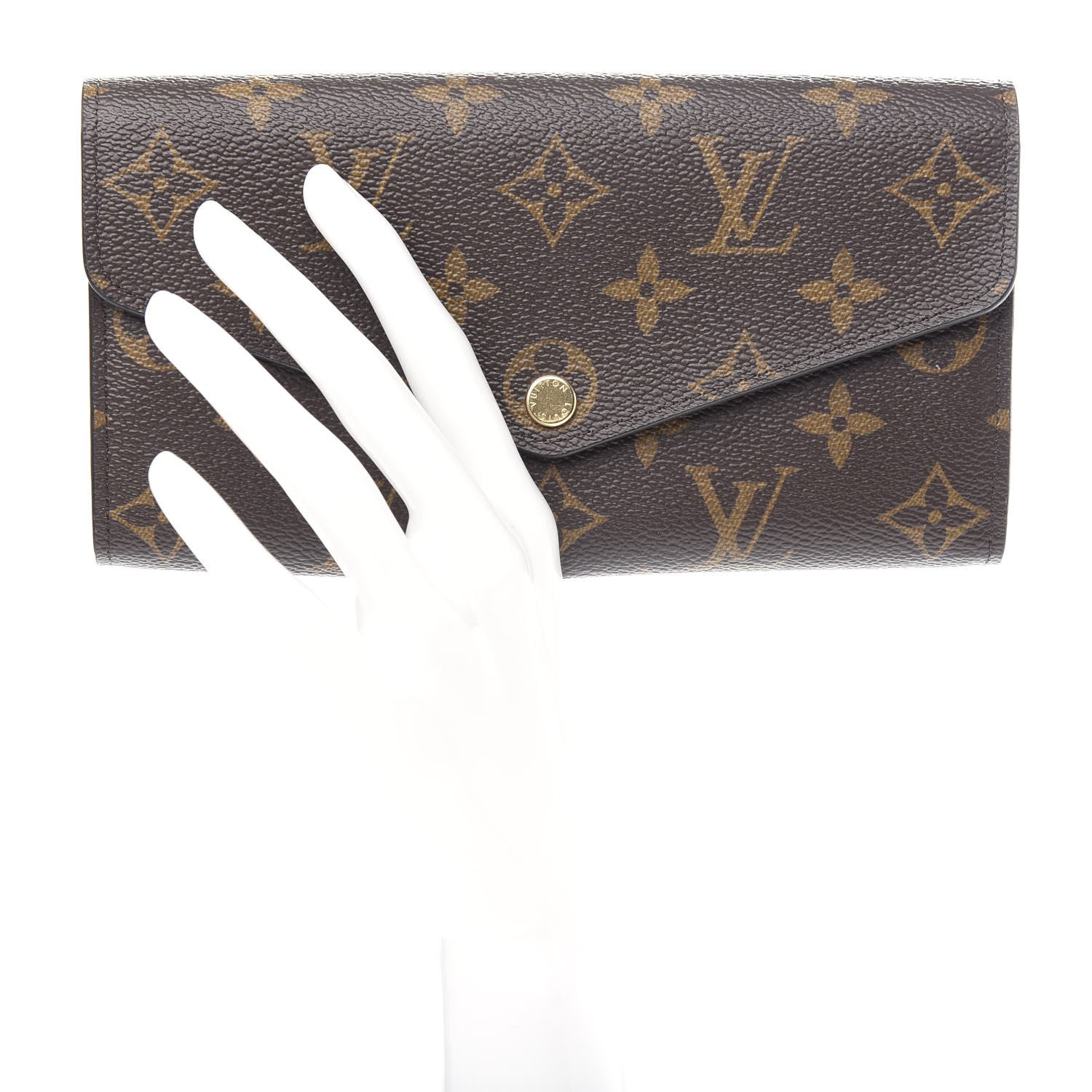 Louis Vuitton Monogram Sarah Wallet NM 2 of 6