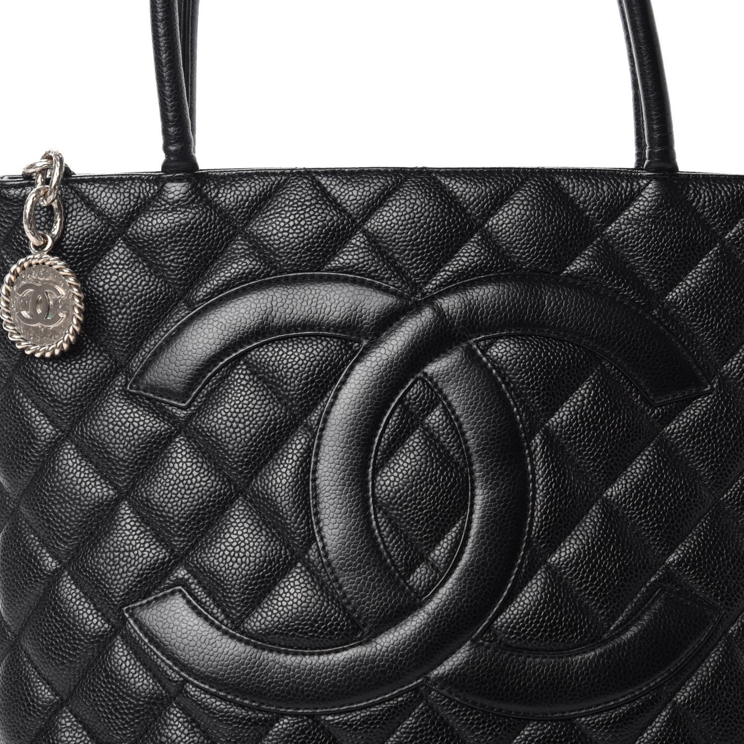 Chanel Caviar Quilted Medallion Tote Black 12 of 12