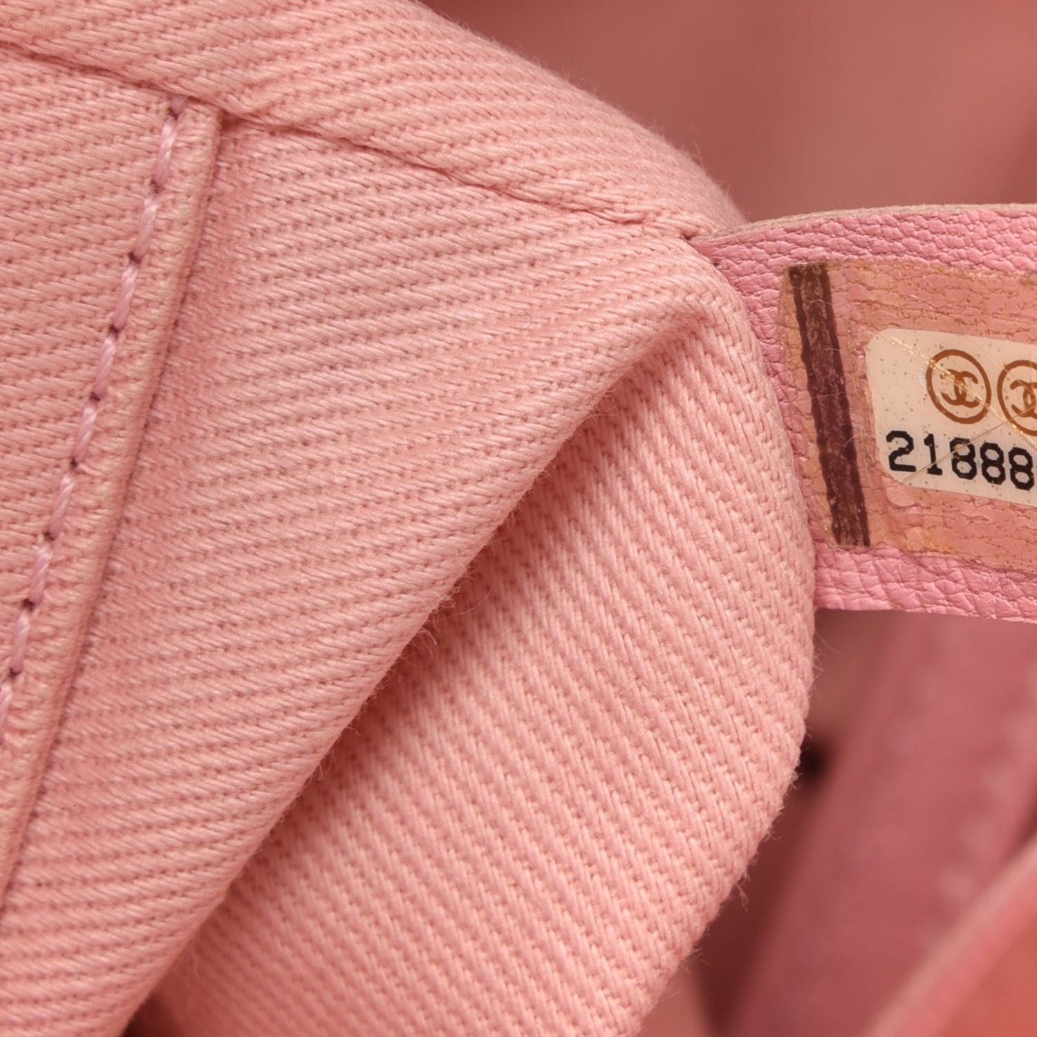 Chanel Canvas Medium Deauville Tote Pink 9 of 11