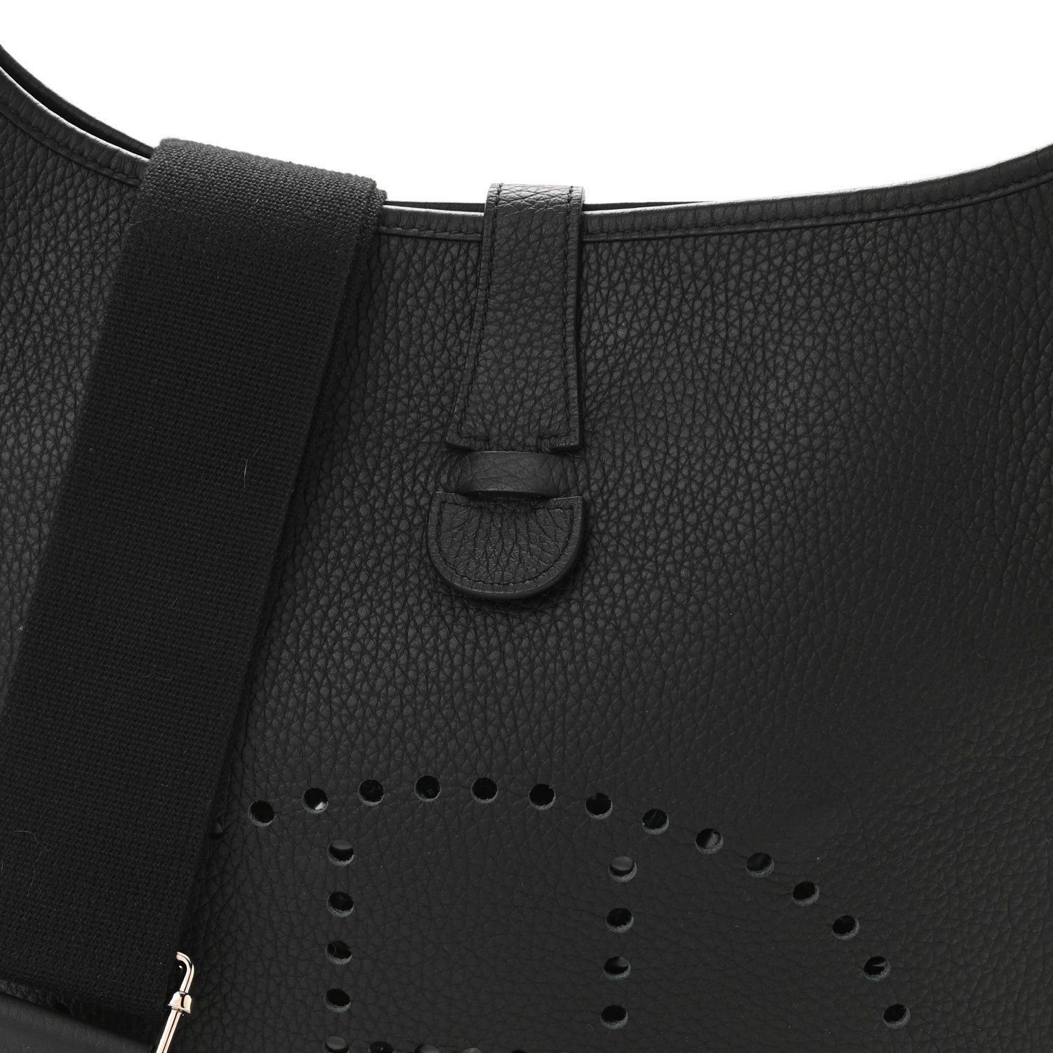 Hermes Taurillon Clemence Evelyne III GM Black 8 of 11