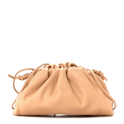 Bottega Veneta Butter Calfskin The Mini Pouch Almond 1 of 12