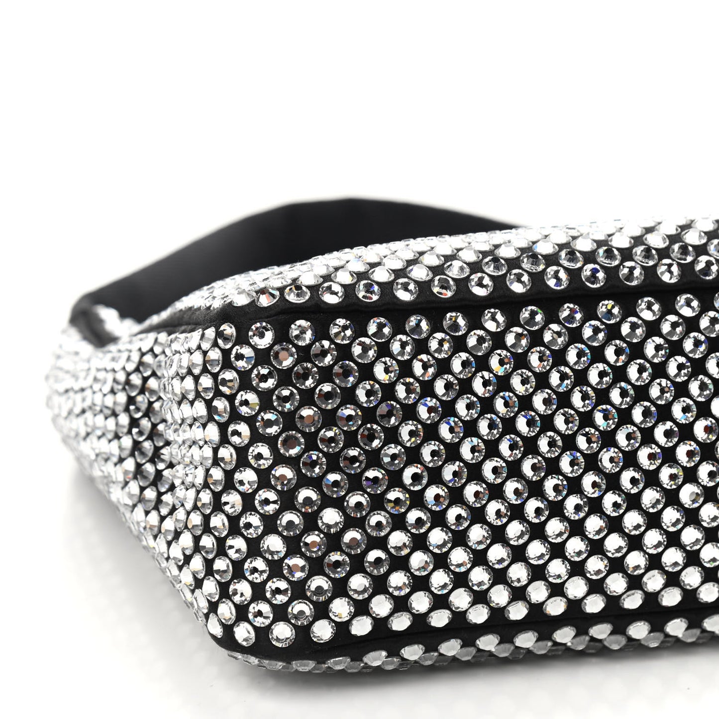 Satin Crystal Mini Re-Edition 2000 Bag Cristal