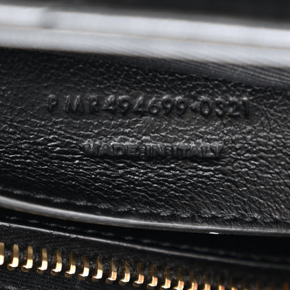 Saint Laurent Calfskin Y Quilted Monogram Small Loulou Chain Satchel Black 7 of 11