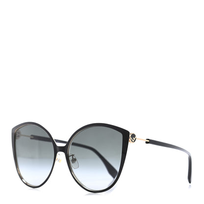 Fendi Cat Eye F is Fendi Sunglasses FF 0395/F/S Black 1 of 6