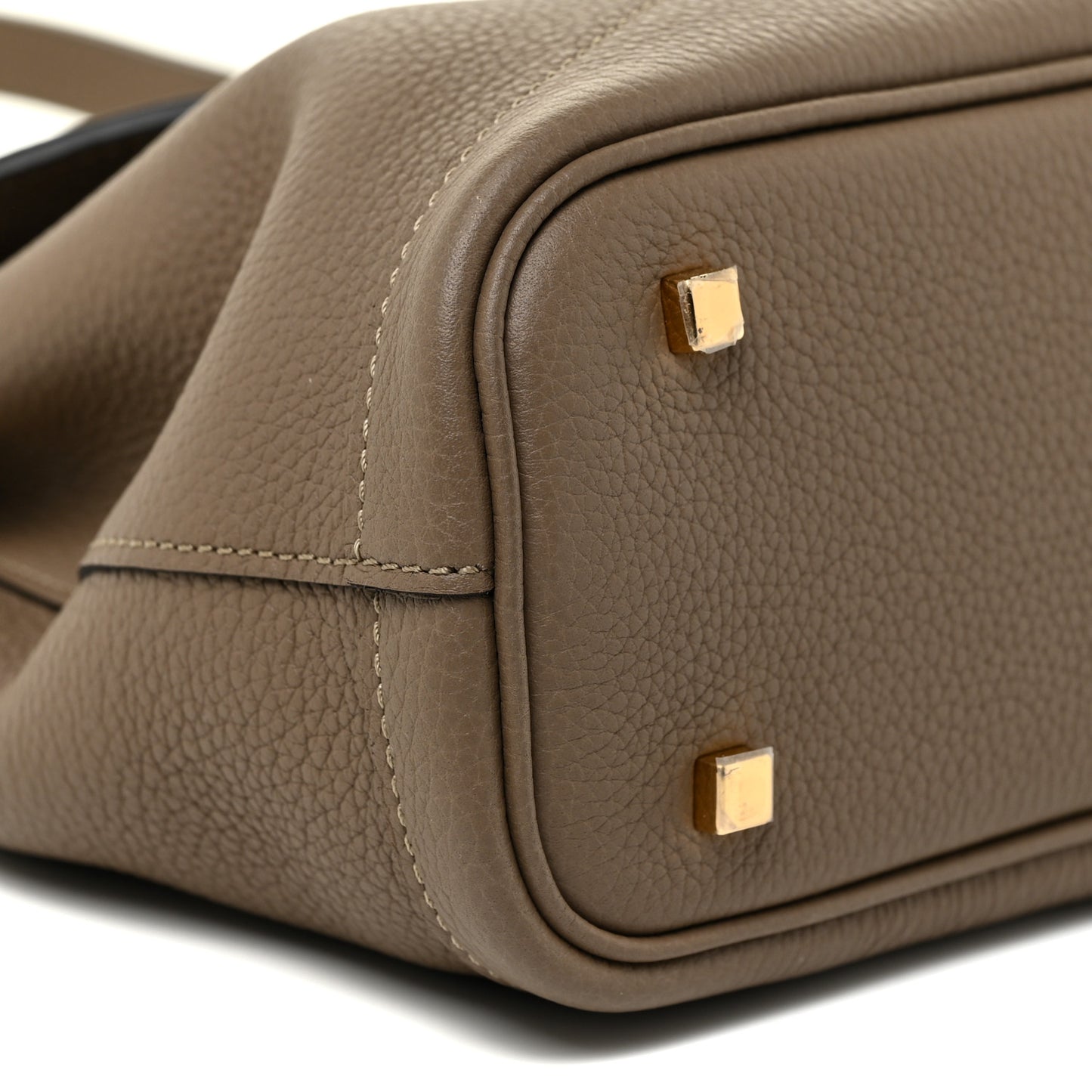 Taurillon Blush Calfskin Gabby BB Taupe