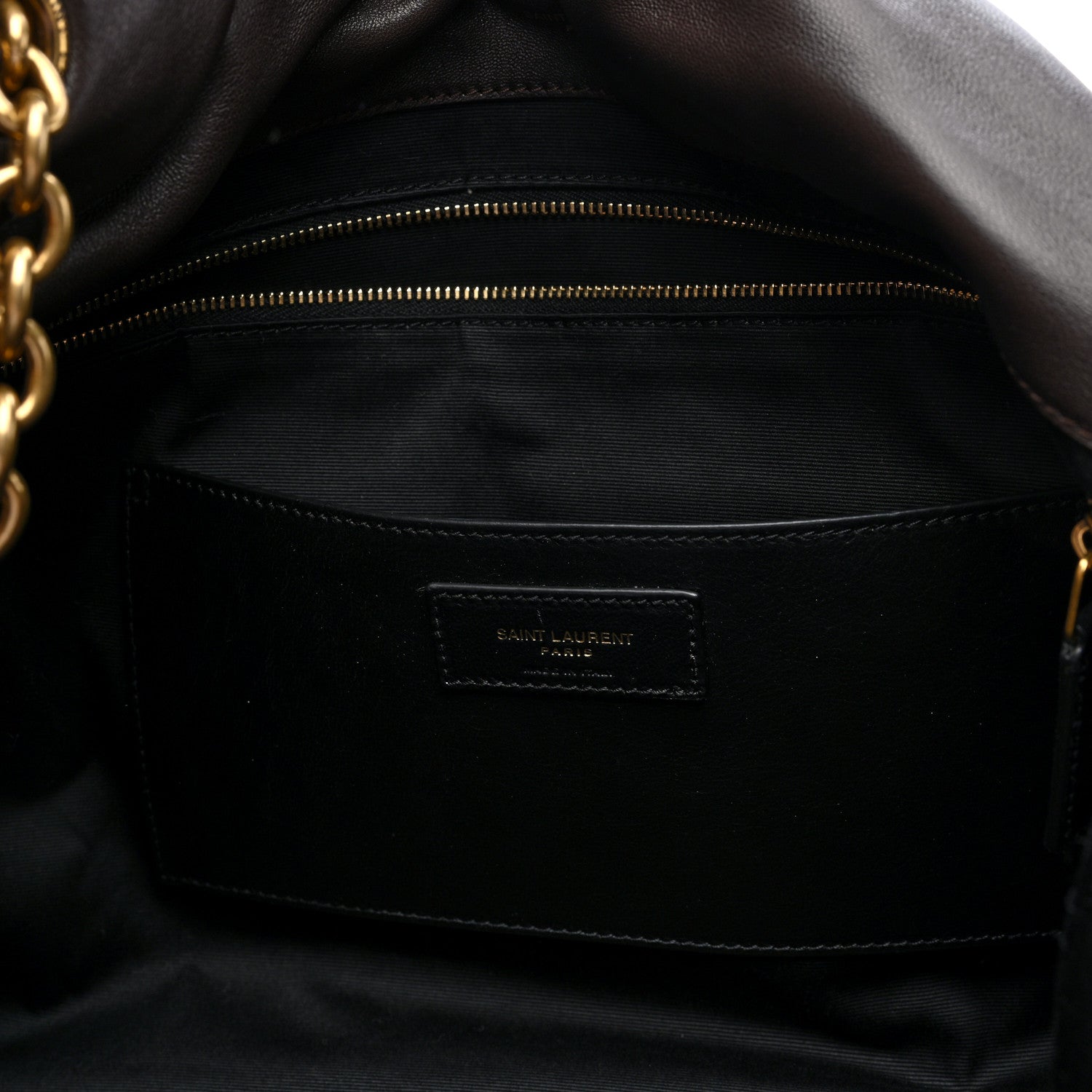 Saint Laurent Lambskin Matelasse Monogram Large Jamie 4.3 Dark Sweet Chocolate 6 of 9