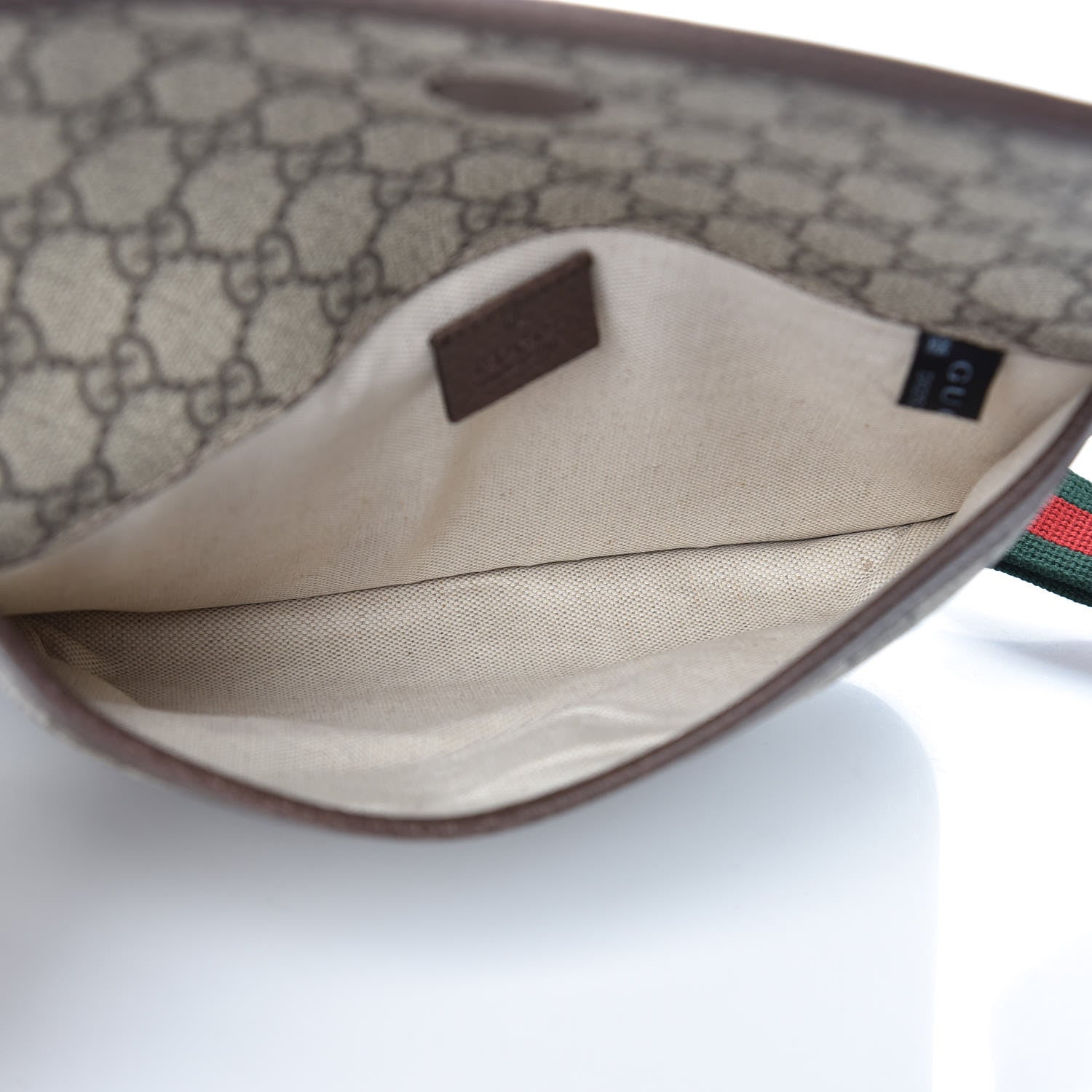 Gucci GG Supreme Monogram Neo Vintage Web Belt Bag Brown 5 of 8