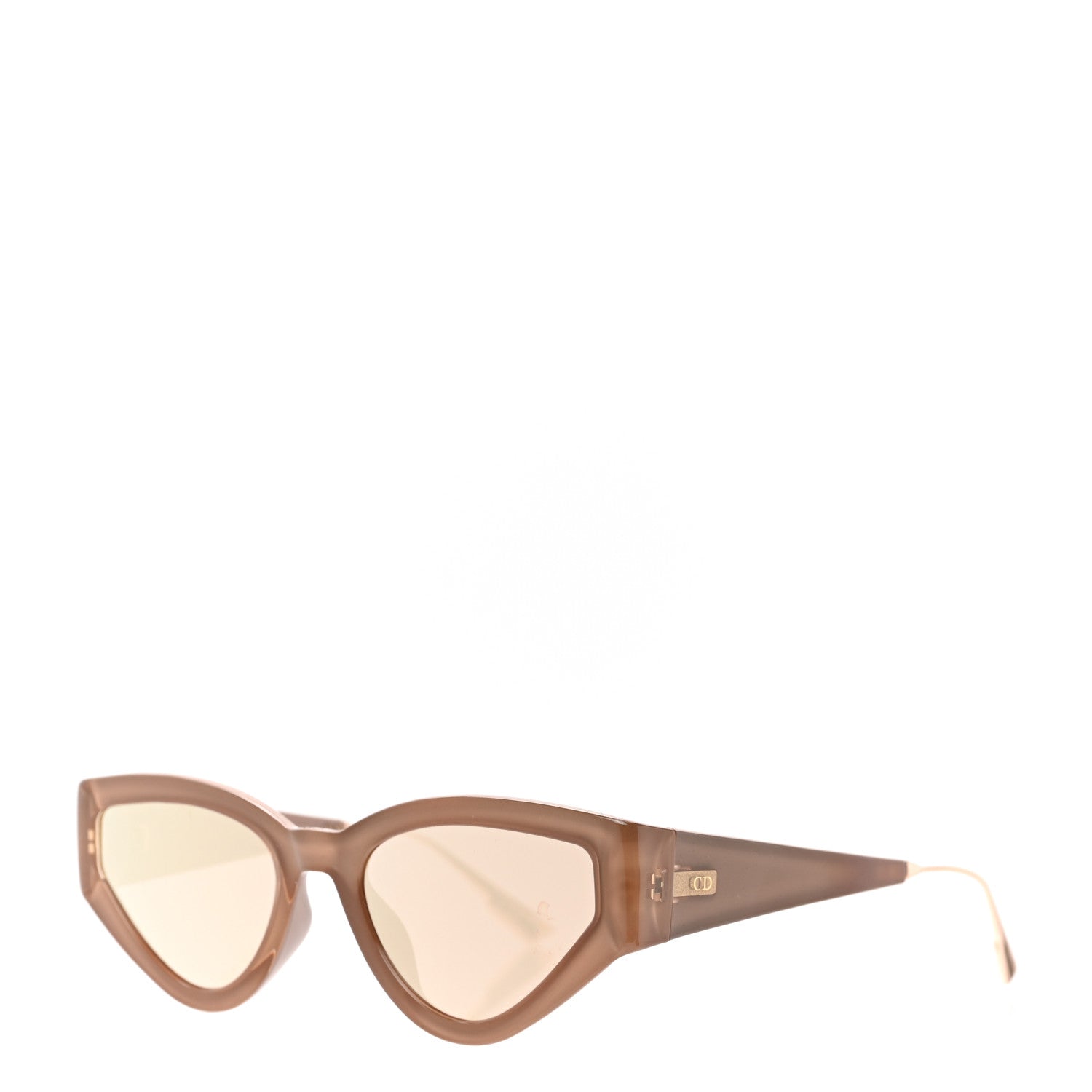 Christian Dior Acetate CatStyleDior1 Mirror Sunglasses Pink Gold 1 of 7