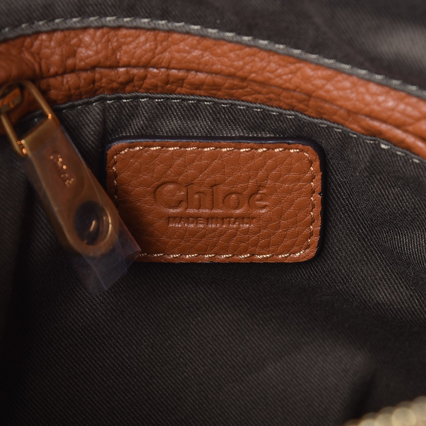 Calfskin Medium Marcie Satchel Tan