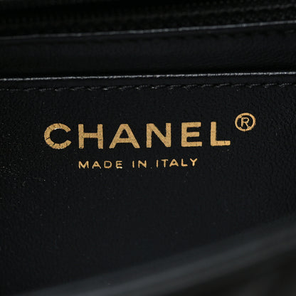 Chanel Aged Calfskin Chevron Quilted 2.55 Reissue Mini Flap Black 6 of 10