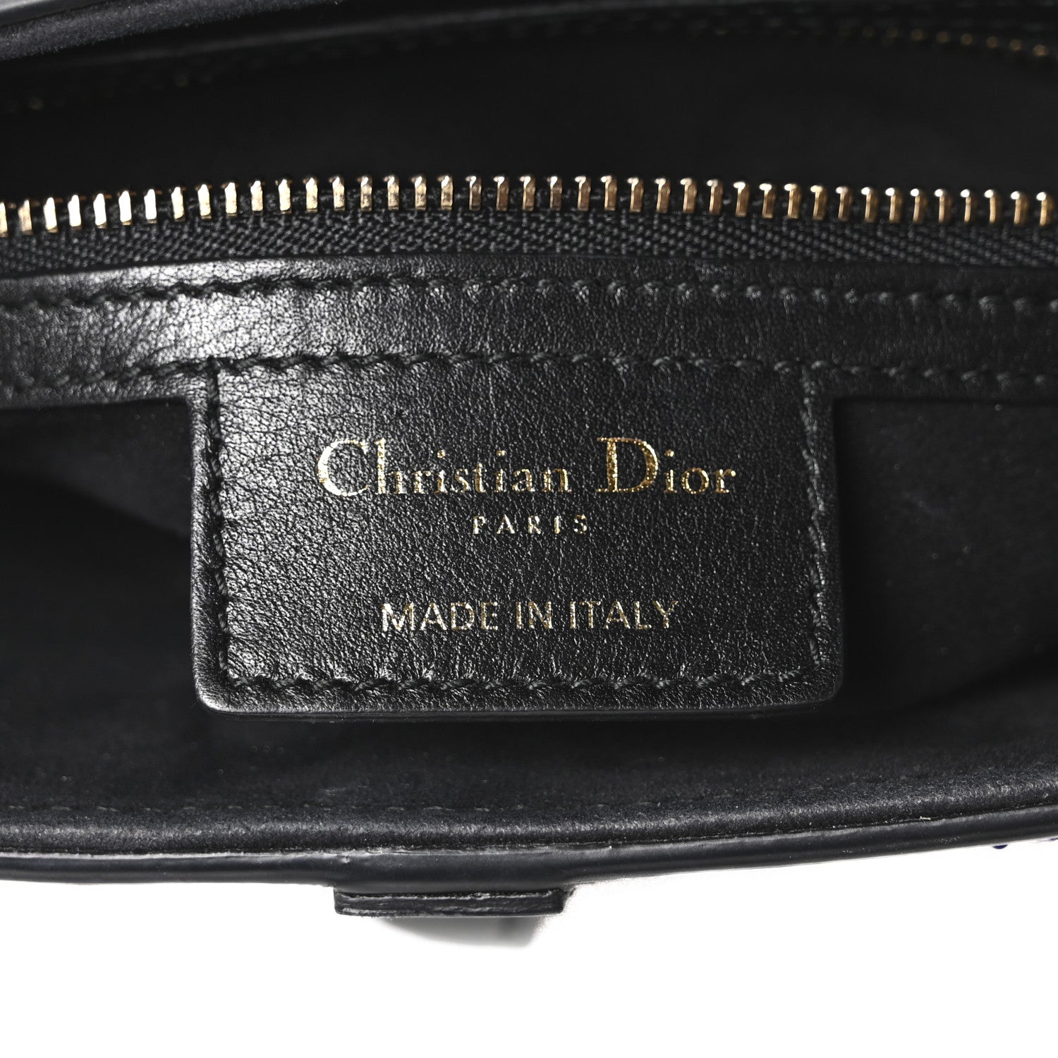 Christian Dior Calfskin Embroidered Kaleidiorscopic Saddle Bag Multicolor 5 of 9