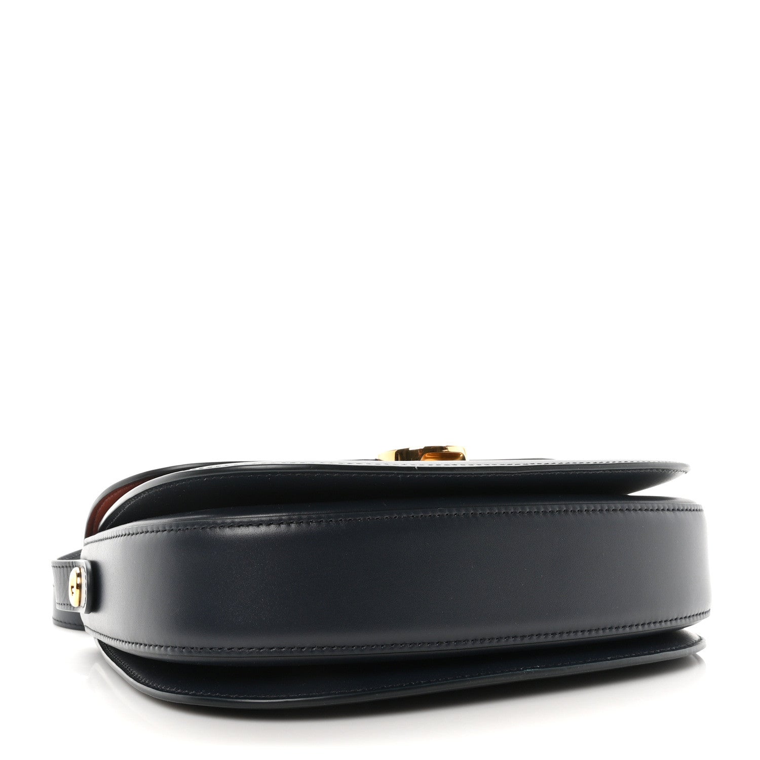 Loro Piana Smooth Calfskin Small Ghiera Bag Navy 4 of 9