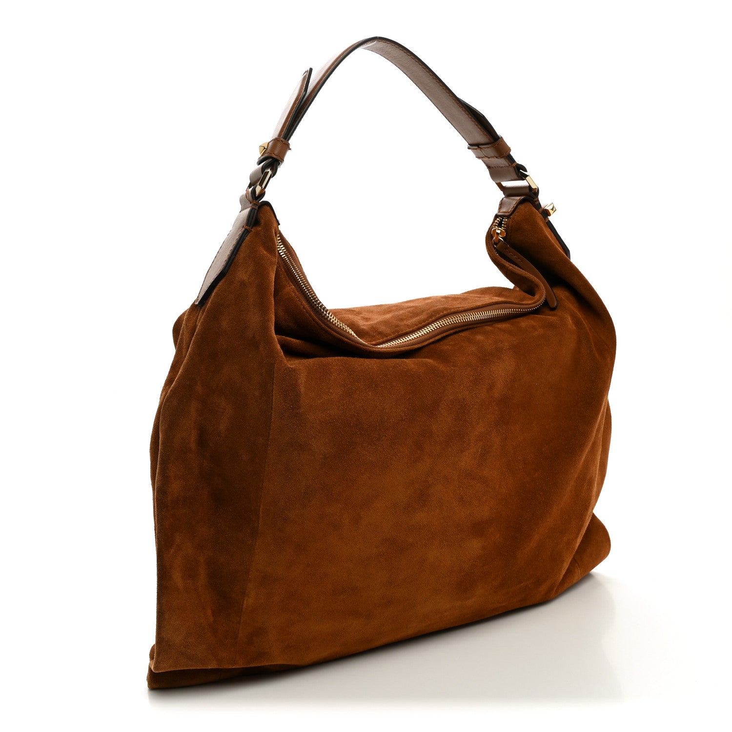 Jimmy Choo Suede Ana Hobo Bag Tan 3 of 10