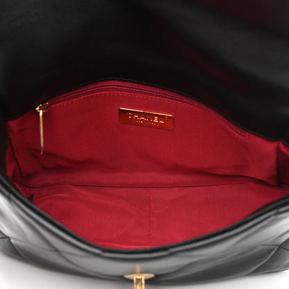 Chanel Goatskin Quilted Medium Chanel 19 Flap Black 5 of 9