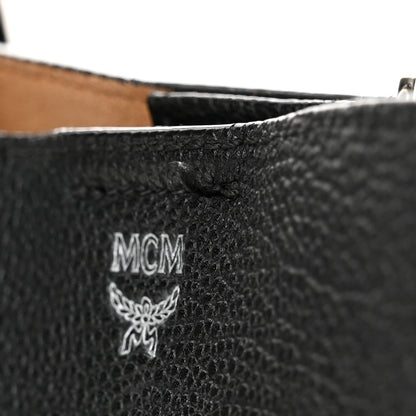MCM Grained Calfskin Visetos Medium Sarah Hobo Black 11 of 11